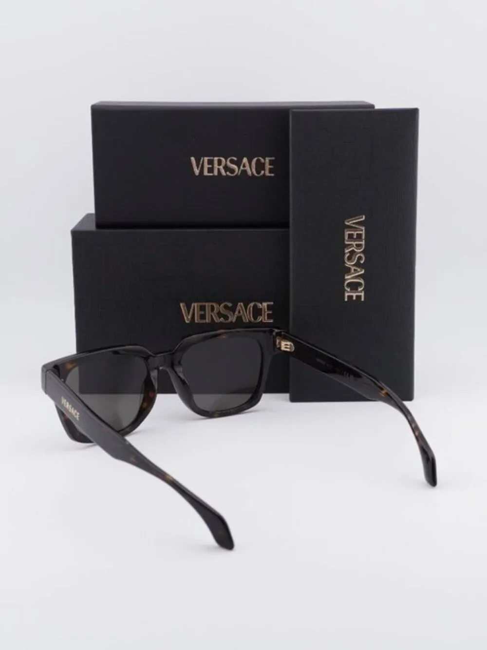 Versace VE4510U 108/3 Unisex Square Sunglasses – Havana / Brown